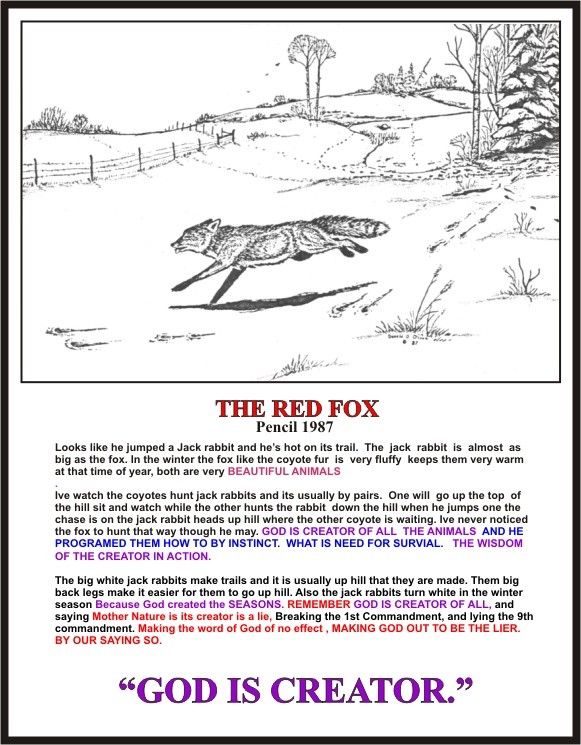 THE RED FOX PENCIL 1987